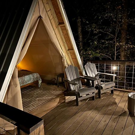 Bohamia - Cozy A-Frame Glamp On 268 Acre Forest Retreat Talladega Ngoại thất bức ảnh