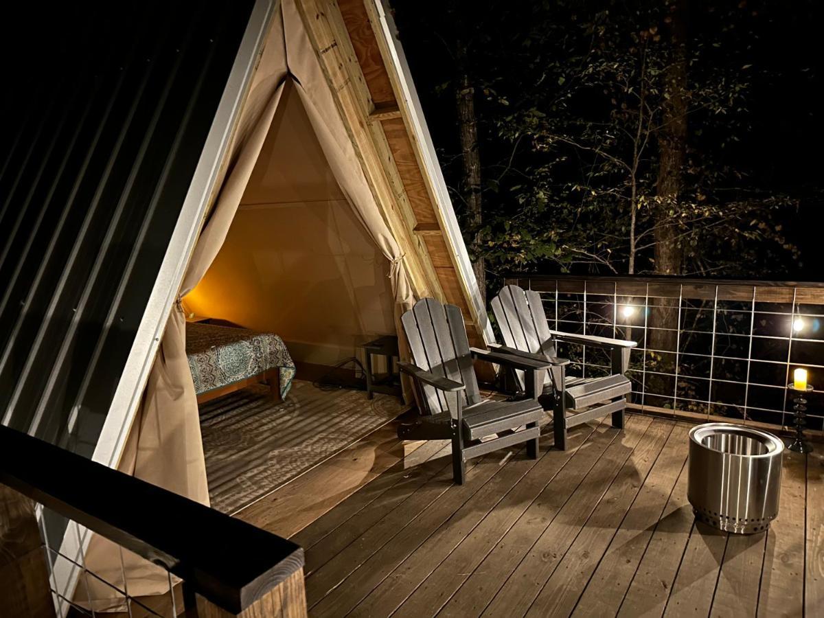 Bohamia - Cozy A-Frame Glamp On 268 Acre Forest Retreat Talladega Ngoại thất bức ảnh