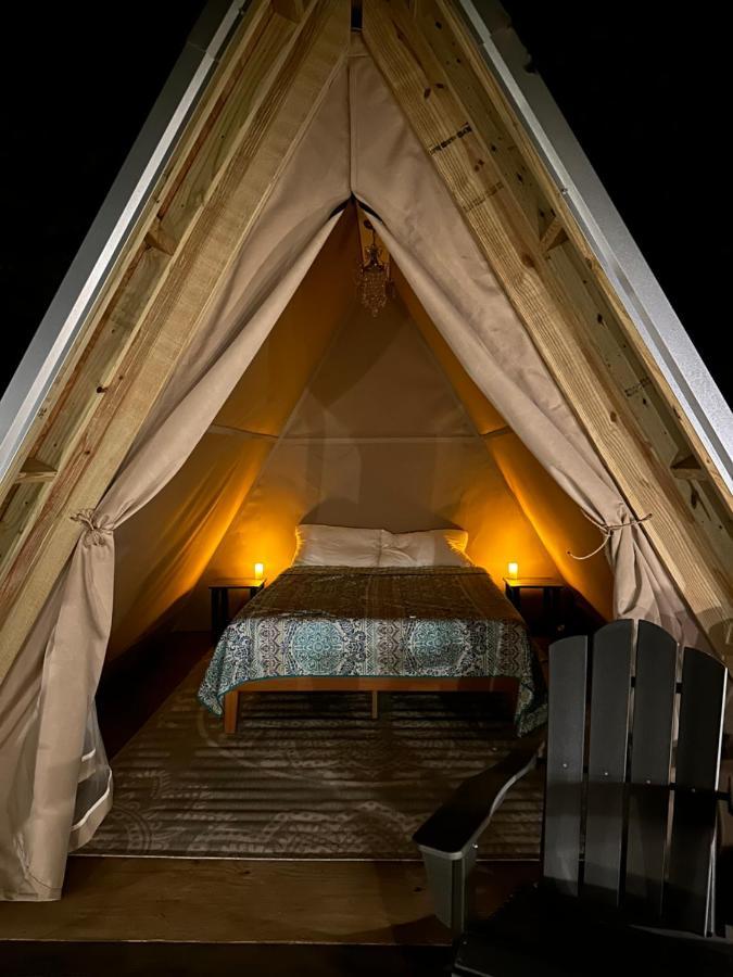Bohamia - Cozy A-Frame Glamp On 268 Acre Forest Retreat Talladega Ngoại thất bức ảnh